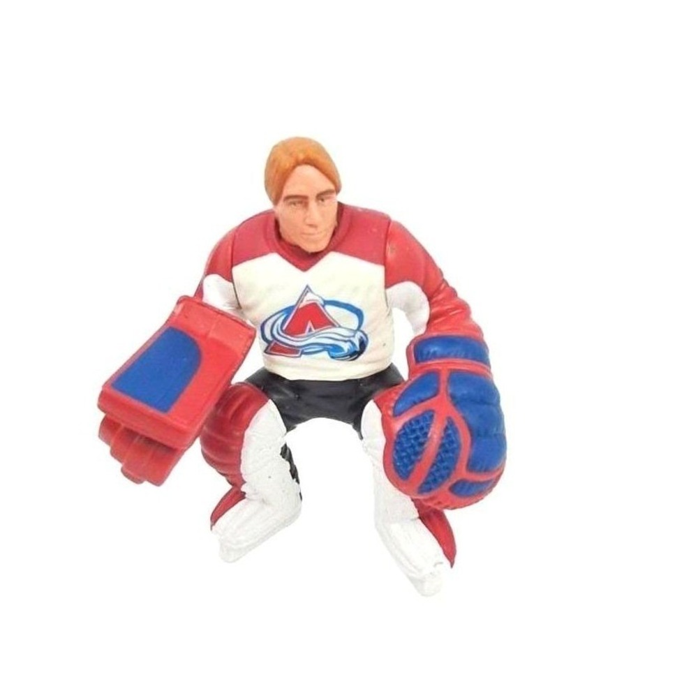 Vintage Patrick Roy Colorado Avalanche NHL Hockey Goalie Action Figure Number 33